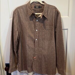 Ralph Lauren Double RL Men's Geometric Shirt- dry cleaned and ready to wear.